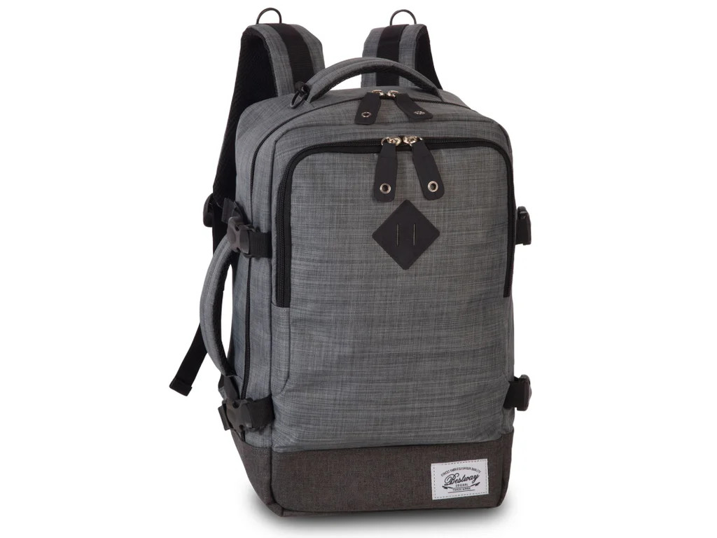 BestWay Příruční zavazadlo - batoh pro RYANAIR 2800 40x25x20 LIGHT GREY
